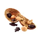 Oeuf de Pâques gourmand - BLANC NOISETTE Boîte KRAFT 