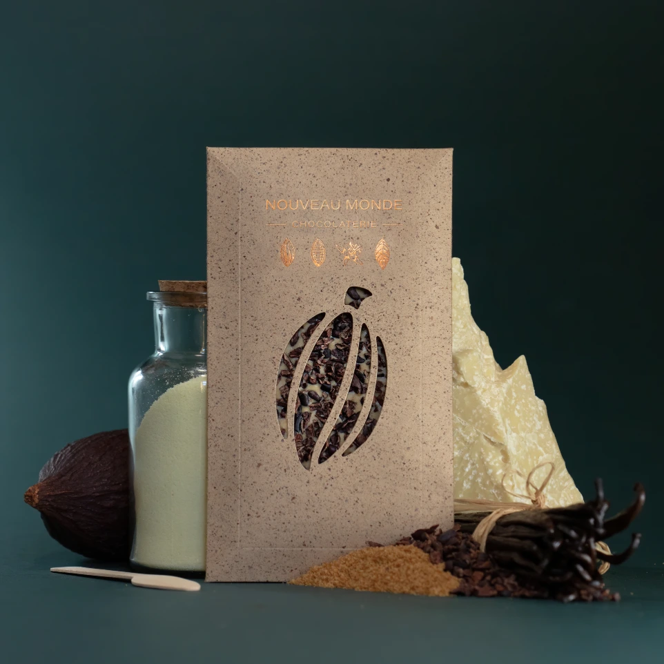 Tablette blanc - Grué de cacao