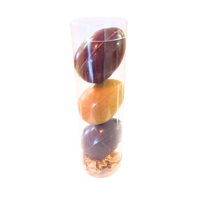 TriO Rig0lO -3 oeufs pralinés en tube transparent - 135g 