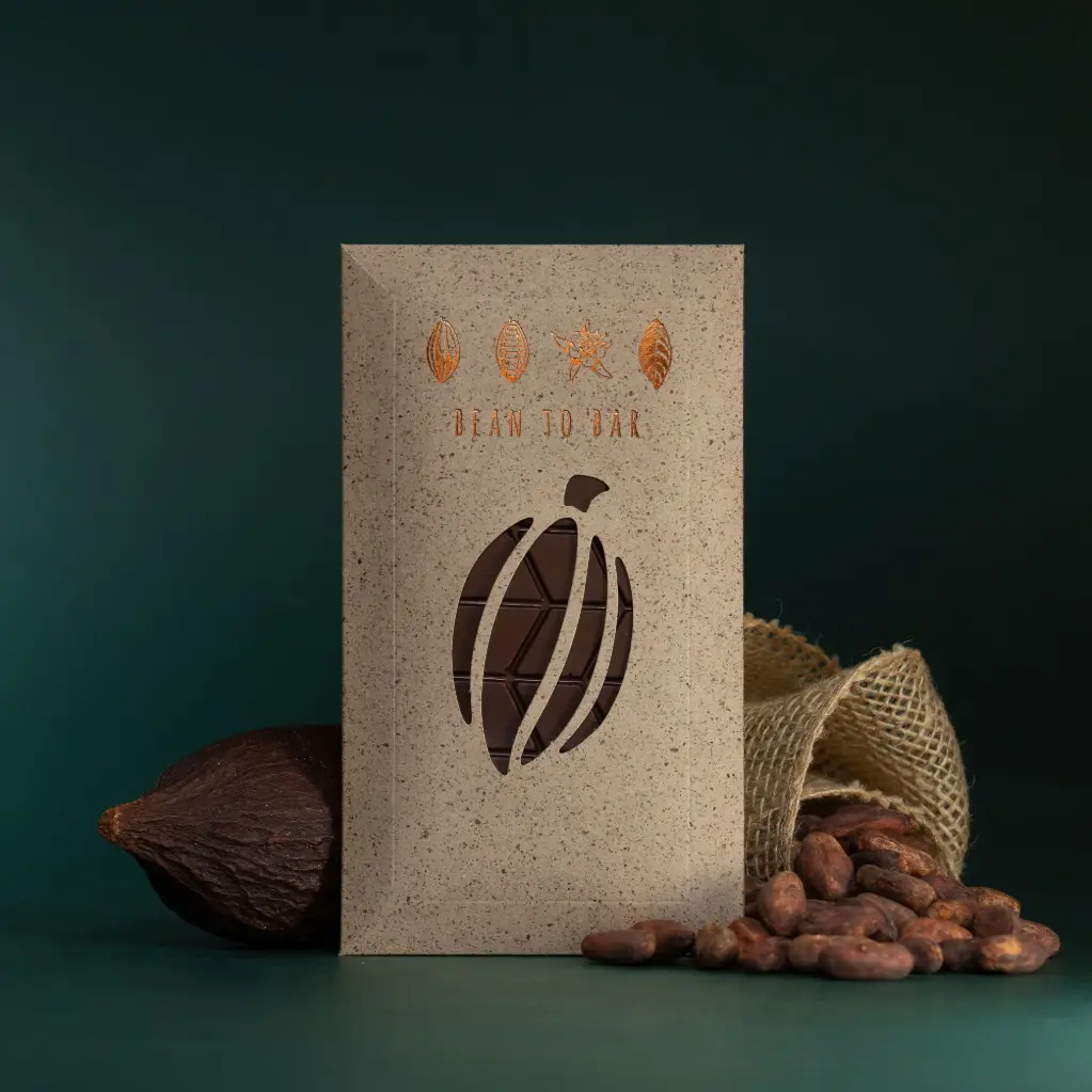  Noir 100% Cacao - Tablette Nature - 70g 