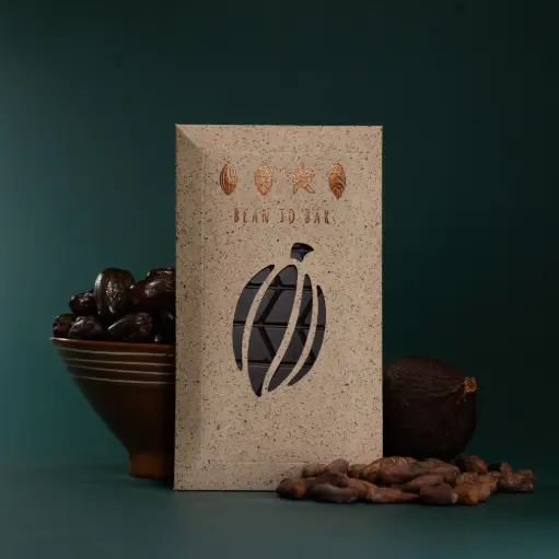 Tab Noir & Poudre De Datte - 80% Cacao - 70g 